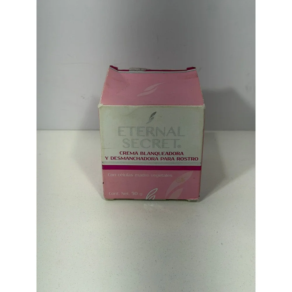 Eternal Secret Crema Blanqueadora y Desmanchadora Rostro Face Cream 50g Exp 2027